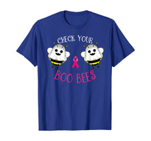 Ladda upp bild till gallerivisning, Breast Cancer Awareness Funny Check your Boo bees women T-Shirt 111403