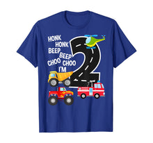 Ladda upp bild till gallerivisning, Funny shirts V-neck Tank top Hoodie sweatshirt usa uk au ca gifts for Kids Trucks 2nd Birthday Party Toddler I'm 2 Year Old Bday T-Shirt 256109