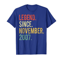 Ladda upp bild till gallerivisning, Funny shirts V-neck Tank top Hoodie sweatshirt usa uk au ca gifts for 12 years old Gifts Shirt- Legend Since November 2007 T-Shirt 126109