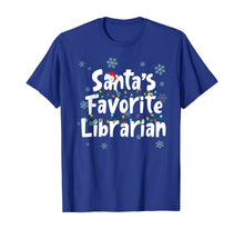 Ladda upp bild till gallerivisning, Santa's Favorite Librarian Funny Christmas Ornaments T-Shirt