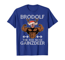 Ladda upp bild till gallerivisning, Funny shirts V-neck Tank top Hoodie sweatshirt usa uk au ca gifts for Brodolf The Red Nose Gainzdeer Tee Merry Liftmas Christmas T-Shirt 894279