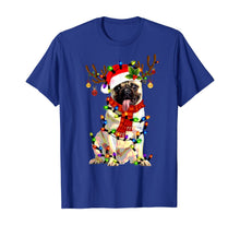 Ladda upp bild till gallerivisning, Funny shirts V-neck Tank top Hoodie sweatshirt usa uk au ca gifts for Funny Pug Dog Christmas Tee Reindeer Christmas Lights Pajama T-Shirt 118942