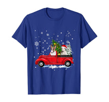Ladda upp bild till gallerivisning, Funny shirts V-neck Tank top Hoodie sweatshirt usa uk au ca gifts for Bull Terrier Riding Red Truck Christmas Gifts Dog T-Shirt 880696