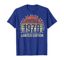 Ladda upp bild till gallerivisning, 50 Year Old Gifts Vintage 1970 Limited Edition 50th Birthday T-Shirt-145786