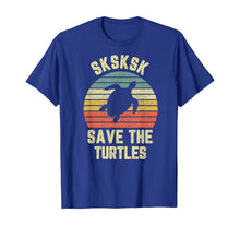 Ladda upp bild till gallerivisning, SKSKSK Save the Turtles Funny Saying Retro Vintage T-Shirt 367474