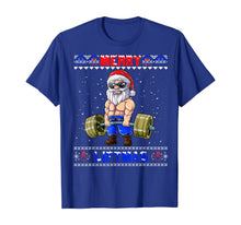 Ladda upp bild till gallerivisning, Funny shirts V-neck Tank top Hoodie sweatshirt usa uk au ca gifts for Merry Liftmas Weightlifter Santa Ugly Christmas Xmas Outfit T-Shirt 782963