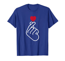 Ladda upp bild till gallerivisning, Funny shirts V-neck Tank top Hoodie sweatshirt usa uk au ca gifts for Cute Saranghae Korean Finger Heart K-Pop K-Drama Love Shirt 3091297
