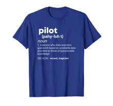 Ladda upp bild till gallerivisning, Funny shirts V-neck Tank top Hoodie sweatshirt usa uk au ca gifts for Funny Pilot Definition Tshirt Airplane Jet Aviation T Shirt 1921219