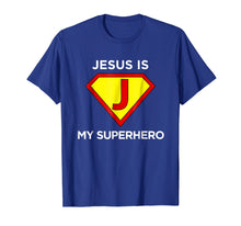 Ladda upp bild till gallerivisning, Funny shirts V-neck Tank top Hoodie sweatshirt usa uk au ca gifts for Jesus Is My Superhero Funny Christian Jesus Superhero Shirt 2015007