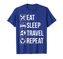 Ladda upp bild till gallerivisning, Funny shirts V-neck Tank top Hoodie sweatshirt usa uk au ca gifts for Funny Eat Sleep Travel Repeat TShirt 2076494