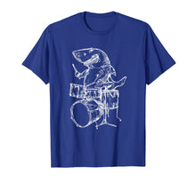 Ladda upp bild till gallerivisning, Funny shirts V-neck Tank top Hoodie sweatshirt usa uk au ca gifts for SEEMBO Shark Playing Drums T-Shirt Ocean Drummer Beach Gift 4053580