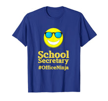 Ladda upp bild till gallerivisning, Funny shirts V-neck Tank top Hoodie sweatshirt usa uk au ca gifts for Cool School Secretary Emoji Office Ninja T-shirt YLLW 3015236
