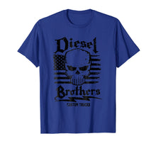 Ladda upp bild till gallerivisning, Funny shirts V-neck Tank top Hoodie sweatshirt usa uk au ca gifts for Diesel Brothers Custom Trucks Skull USA Flag Graphic T-Shirt 589192