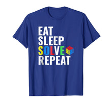 Ladda upp bild till gallerivisning, Funny shirts V-neck Tank top Hoodie sweatshirt usa uk au ca gifts for Eat Sleep Solve Repeat Rubik Tshirt 467191