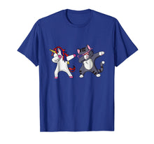 Ladda upp bild till gallerivisning, Funny shirts V-neck Tank top Hoodie sweatshirt usa uk au ca gifts for Dabbing Unicorn Dab Cat Cute 4th of July T Shirt Kids Gift 3903310