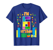 Ladda upp bild till gallerivisning, Funny shirts V-neck Tank top Hoodie sweatshirt usa uk au ca gifts for Birthday Shirt For Kids Age 6 Lets Build Blocks Bricks Theme 1545747