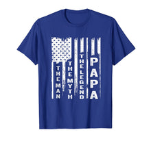 Ladda upp bild till gallerivisning, The Man The Myth The Legend Grandpa Shirt US Flag 88362