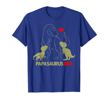 Ladda upp bild till gallerivisning, Funny shirts V-neck Tank top Hoodie sweatshirt usa uk au ca gifts for Papasaurus Tshirt Trex Papa I happy have two kid shirt gift 760685