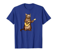 Ladda upp bild till gallerivisning, Funny shirts V-neck Tank top Hoodie sweatshirt usa uk au ca gifts for Cat gifts for cat lovers funny playing ukulele T shirt 1870151