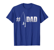 Ladda upp bild till gallerivisning, Mens #1 Dad Fishing Fisherman Father's Day Gift T Shirt 137441