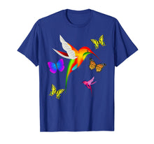 Ladda upp bild till gallerivisning, Funny shirts V-neck Tank top Hoodie sweatshirt usa uk au ca gifts for Unique Colorful Hummingbird With Butterflies T-Shirt 2240968