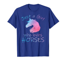 Ladda upp bild till gallerivisning, Funny shirts V-neck Tank top Hoodie sweatshirt usa uk au ca gifts for JUST A GIRL WHO LOVES HORSES Horseback Riding Rider T-Shirt 2896050