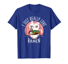 Ladda upp bild till gallerivisning, Funny shirts V-neck Tank top Hoodie sweatshirt usa uk au ca gifts for Love Ramen Japanese Noodles T-Shirt Kawaii Anime Cat Gifts 1514539