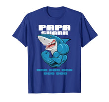 Ladda upp bild till gallerivisning, Funny shirts V-neck Tank top Hoodie sweatshirt usa uk au ca gifts for Papa Shark Doo Doo Shirt - Matching Family Shark Shirts Set 1388966