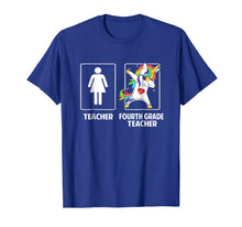 Ladda upp bild till gallerivisning, Fourth 4th Grade Teacher Unicorn Dabbing Funny T Shirt Gift 141933