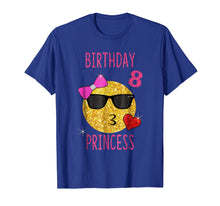 Ladda upp bild till gallerivisning, Funny shirts V-neck Tank top Hoodie sweatshirt usa uk au ca gifts for Cute Emoji 8 Years Old Shirt 8th Birthday Princess Gift 2117497