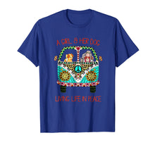 Ladda upp bild till gallerivisning, Funny shirts V-neck Tank top Hoodie sweatshirt usa uk au ca gifts for A girl and her dog living life in peace T-shirt 1443561
