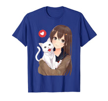 Ladda upp bild till gallerivisning, Funny shirts V-neck Tank top Hoodie sweatshirt usa uk au ca gifts for Cute Anime Girl and Kitty Cat Tee Shirt 385201