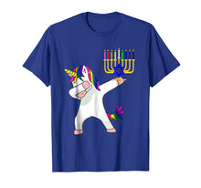 Ladda upp bild till gallerivisning, Funny shirts V-neck Tank top Hoodie sweatshirt usa uk au ca gifts for Unicorn Dabbing Hanukkah T-Shirt 1786525