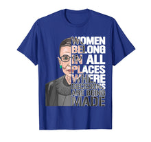 Ladda upp bild till gallerivisning, Funny shirts V-neck Tank top Hoodie sweatshirt usa uk au ca gifts for Notorious RBG Women Belong In All Places T-Shirt 1382532