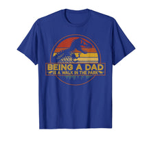Ladda upp bild till gallerivisning, Mens Being A Dad Is A Walk In The Park T-Shirt Dad Retro Sun 83920