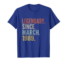 Ladda upp bild till gallerivisning, Funny shirts V-neck Tank top Hoodie sweatshirt usa uk au ca gifts for 30th Birthday Gifts Retro Legendary Since March 1989 Shirt 1657895