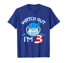 Ladda upp bild till gallerivisning, Funny shirts V-neck Tank top Hoodie sweatshirt usa uk au ca gifts for 3rd Birthday Shark Shirt Funny 3 Years Old Boy Girl Shirt 1271603