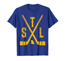 Ladda upp bild till gallerivisning, Vintage St. Louis Ice Hockey Sticks State Outline Shirt 109199