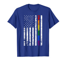 Ladda upp bild till gallerivisning, Vingate Rainbow American Flag LGBT pride month 2019 t-shirt 132679