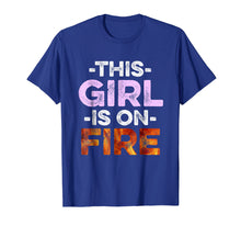 Ladda upp bild till gallerivisning, Funny shirts V-neck Tank top Hoodie sweatshirt usa uk au ca gifts for This Girl Is On Fire Strong Woman Feminist T Shirt 2255722
