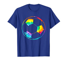 Ladda upp bild till gallerivisning, Girl Soccer Ball Shirt - Rainbow Trippy Hippie Tie Dye Shirt 142716