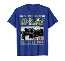Ladda upp bild till gallerivisning, D Day 6 June 1944 Shirt D-Day 75th Anniversary T-Shirt 131788