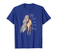 Ladda upp bild till gallerivisning, Funny shirts V-neck Tank top Hoodie sweatshirt usa uk au ca gifts for Just a Girl Who Loves Horses T-shirt 324215