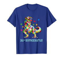 Ladda upp bild till gallerivisning, Funny shirts V-neck Tank top Hoodie sweatshirt usa uk au ca gifts for Dinosaur Autism Awareness T-Rex Shirt Gifts Au-some Puzzle 1088310