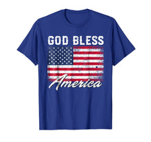 Ladda upp bild till gallerivisning, God Bless America USA Flag 4th of July Patriotic T-Shirt 283015