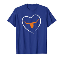 Ladda upp bild till gallerivisning, Cool Longhorn Bull Heart Love T-Shirt 178384