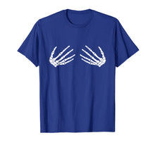 Ladda upp bild till gallerivisning, Funny Skeleton Hands Halloween 2019 Ladies T Shirt 485471