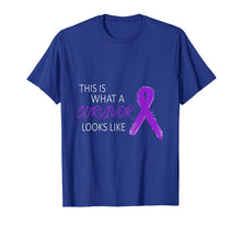 Ladda upp bild till gallerivisning, Domestic Violence Awareness Costume Purple Ribbon Gifts T-Shirt 1003467