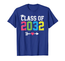 Ladda upp bild till gallerivisning, Class Of 2032 Grow With Me Graduation First Day Of School T-Shirt 113060