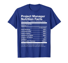 Ladda upp bild till gallerivisning, Project Manager Nutrition Facts Name Funny T-Shirt